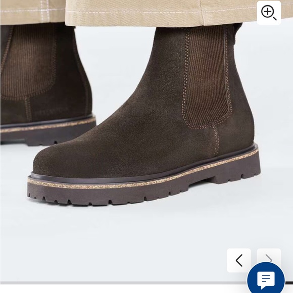 Birkenstock Dark Brown Suede Chelsea Ankle Boot - Picture 3 of 7